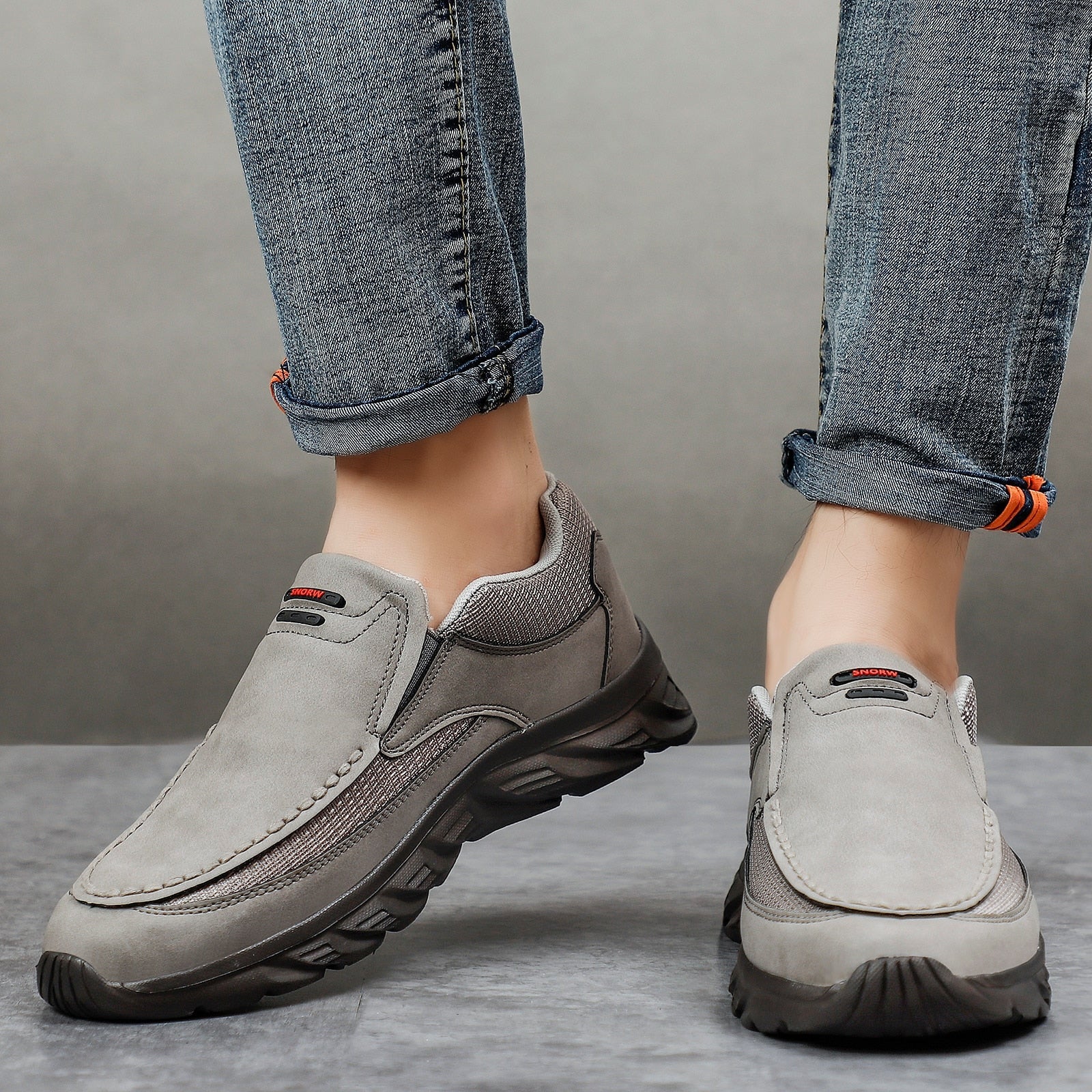 Lässige Lederschuhe für Herren - Airdas -