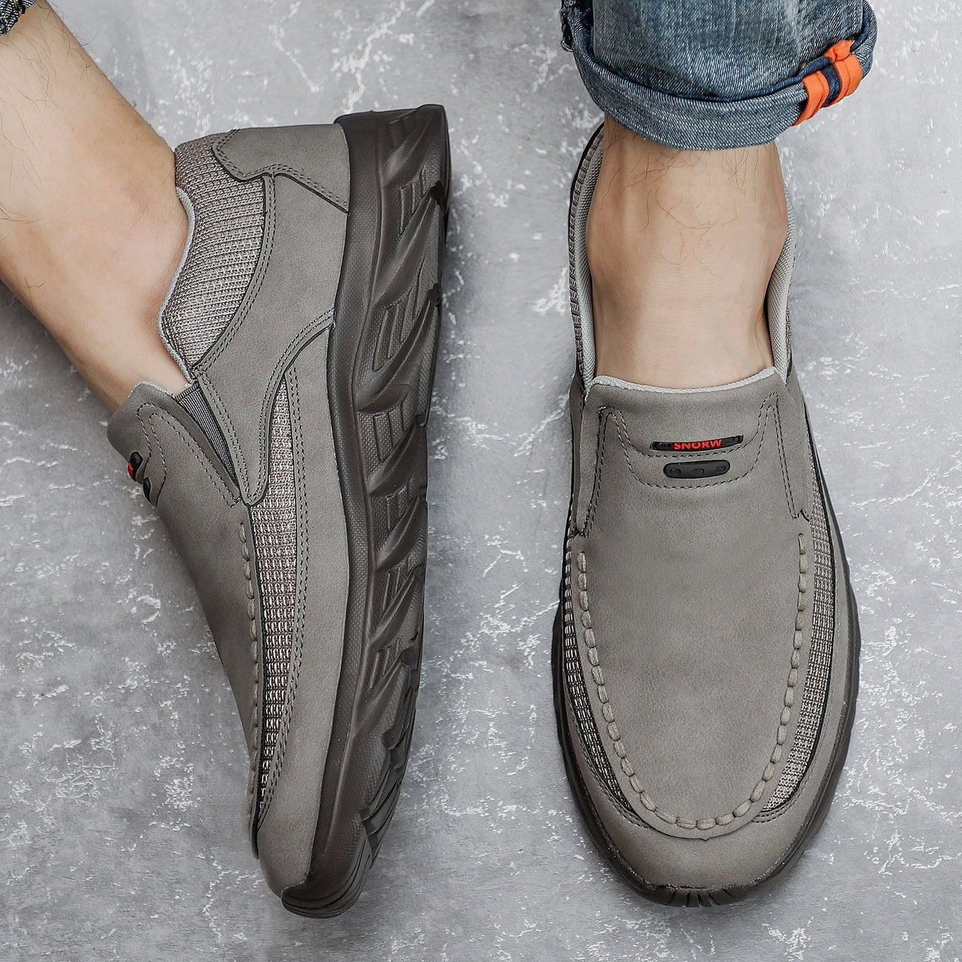 Lässige Lederschuhe für Herren - Airdas -