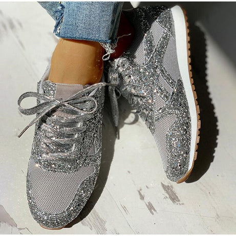 chaussures orthopédiques décontractées à paillettes - Vanshe