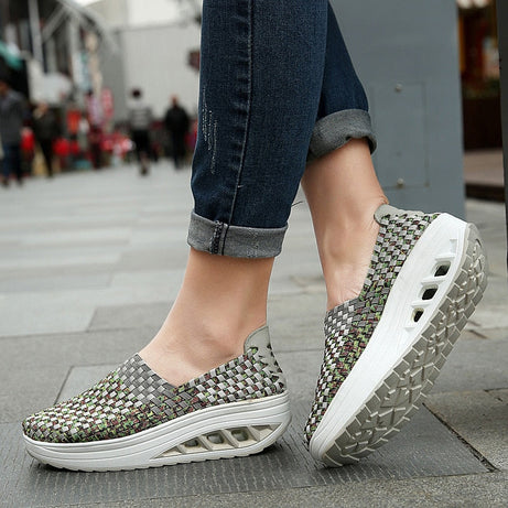 Chaussures orthopédiques décontractées pour Femmes - azur -