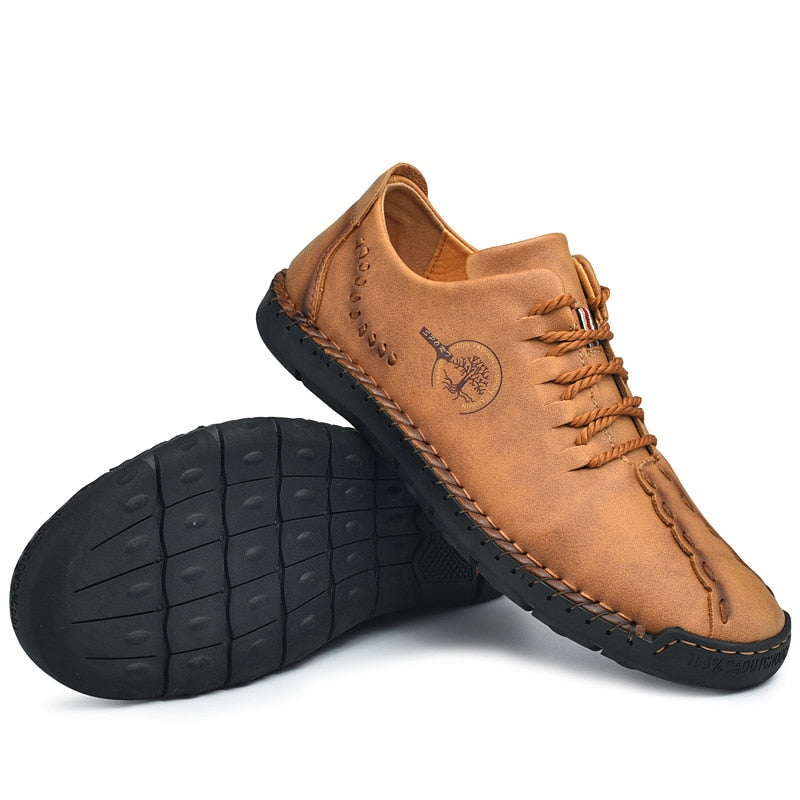 Mocassins en cuir faits à la main pour hommes