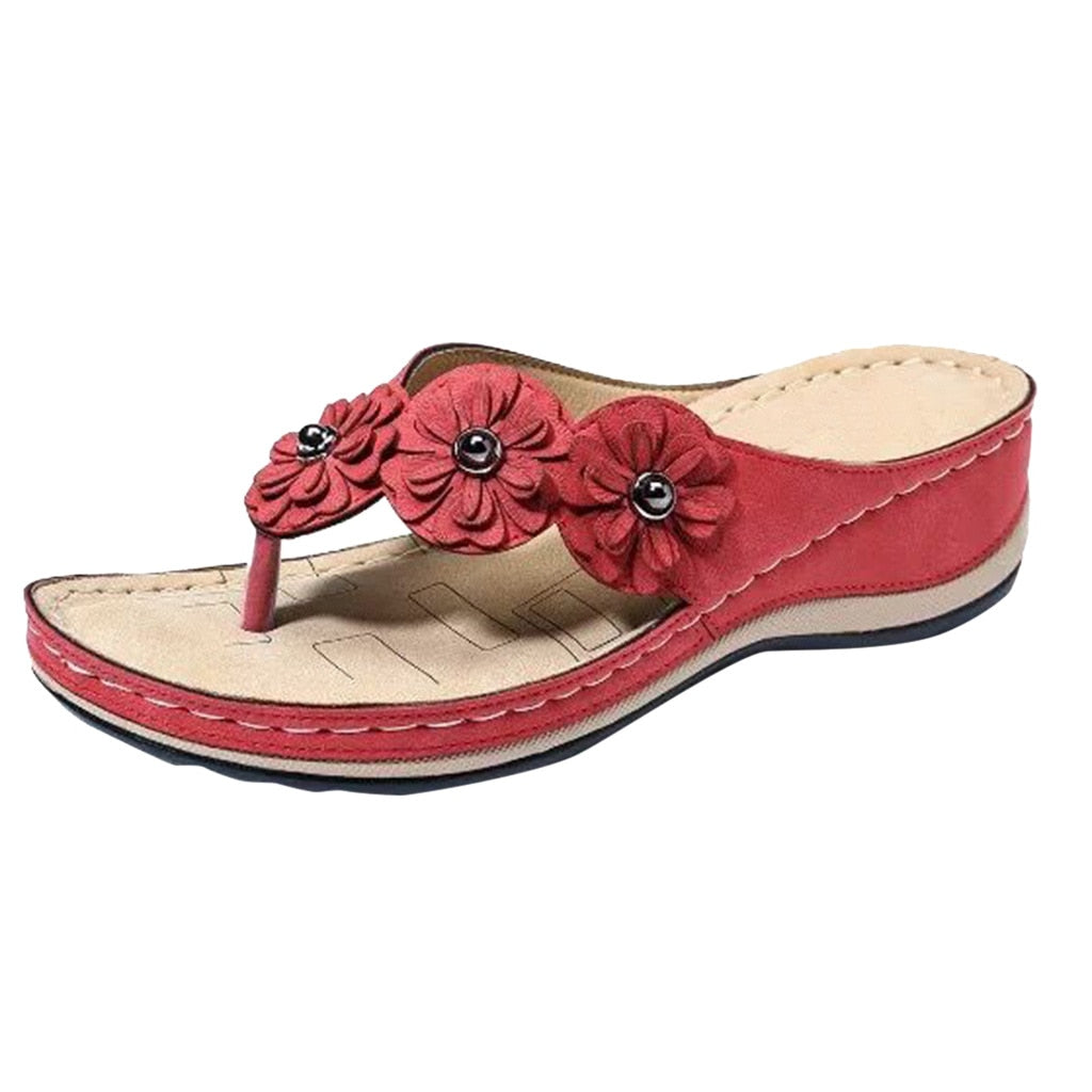 Tongs Orthopédiques pour Femmes, Style Bohême