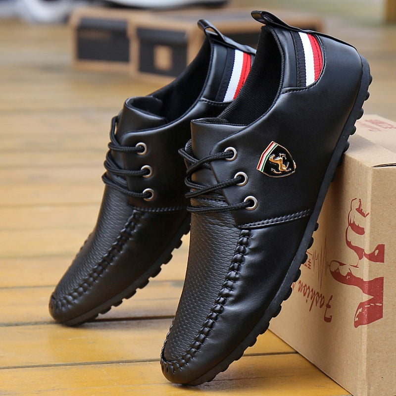 Herrenschuhe - tänzelndes Pferd