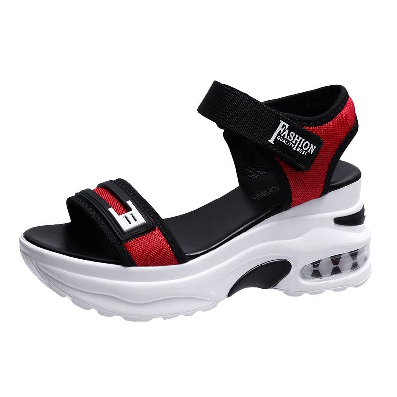 High-Heel-Sandalen mit optischer Sohle für Damen – Playa
