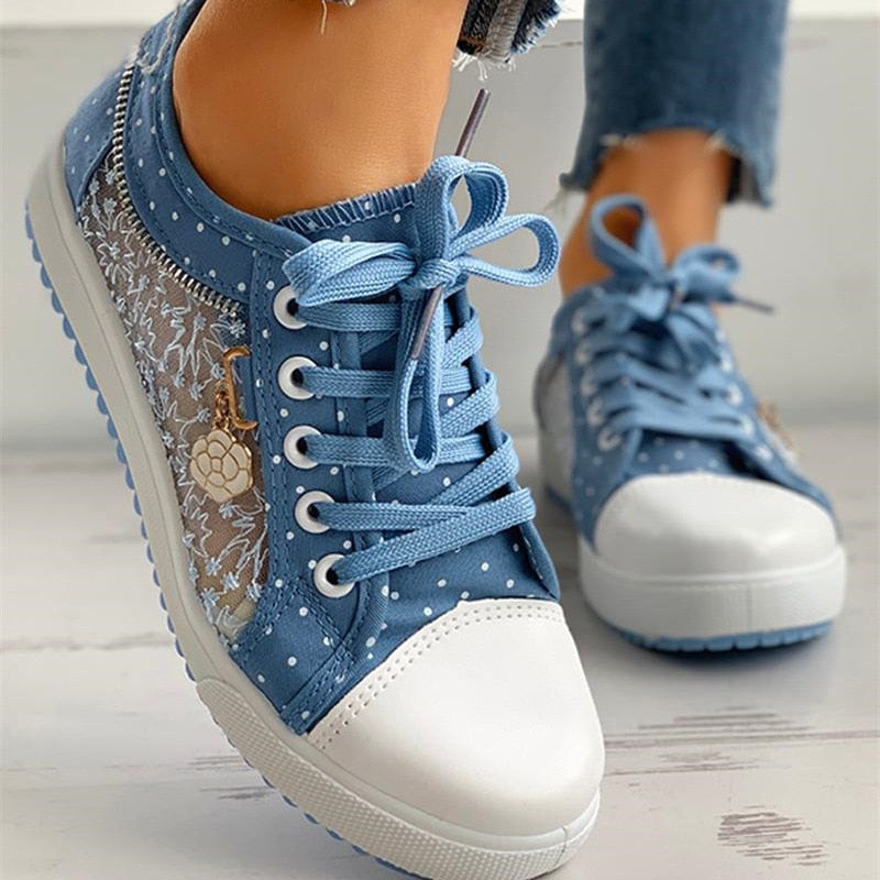 Chaussures orthopédiques décontractées en dentelle - Vanessa