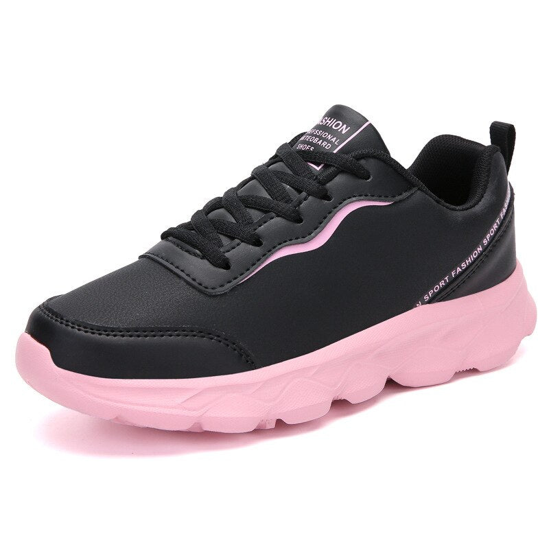 Chaussures orthopédiques vulcaniser en cuir PU pour femmes - Sylvi