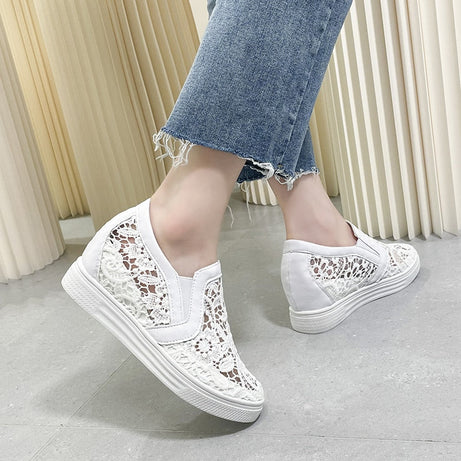 Chaussures en dentelle Blanca