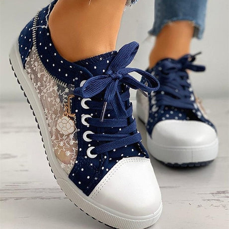 Chaussures orthopédiques décontractées en dentelle - Vanessa