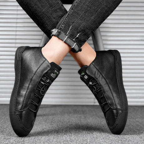 Chaussures en cuir décontractées pour hommes - Patree