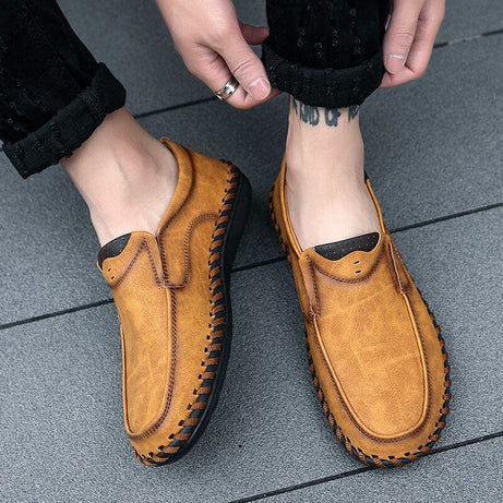 Lässige Lederschuhe für Herren – Zewta