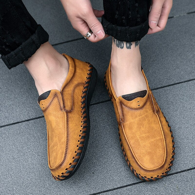 Lässige Lederschuhe für Herren – Zewta
