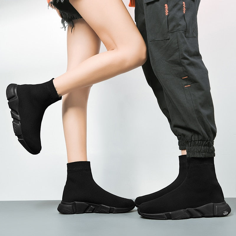 Baskets hautes en maille - Chiva