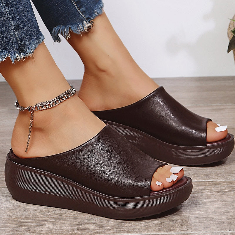 Plateau-Keilsandalen für Damen – Verra