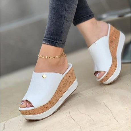 Plateausandalen mit hohem Absatz für Damen – Parker