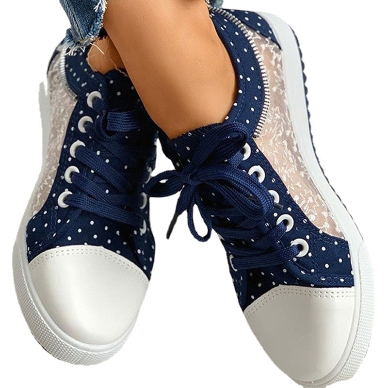 Chaussures orthopédiques décontractées en dentelle - Vanessa