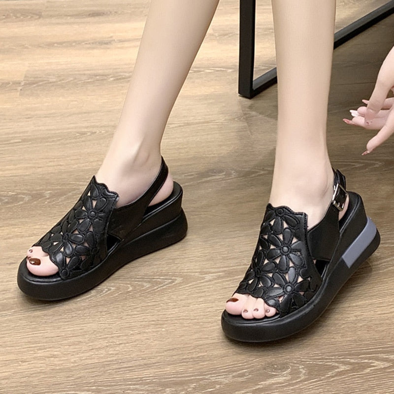 Keilsandalen für Damen - Aspira