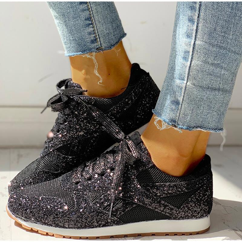 chaussures orthopédiques décontractées à paillettes - Vanshe