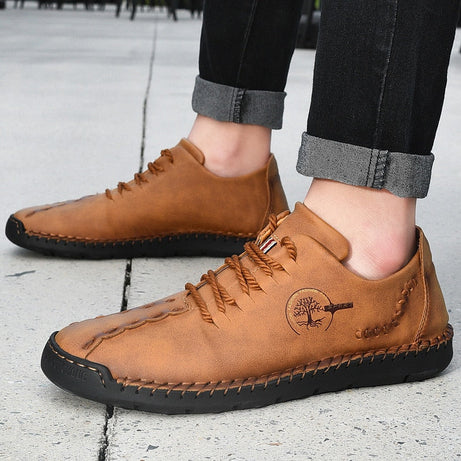 Mocassins en cuir faits à la main pour hommes