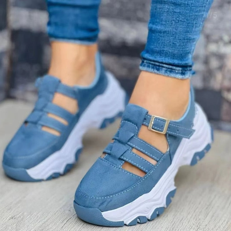 Chaussures orthopédiques respirantes à boucle évidée pour Femmes - Octopus
