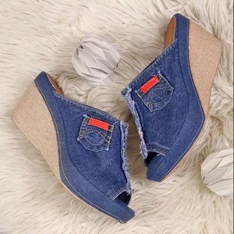 Fish Mouth Sommer-Plateausandalen für Damen – Beem