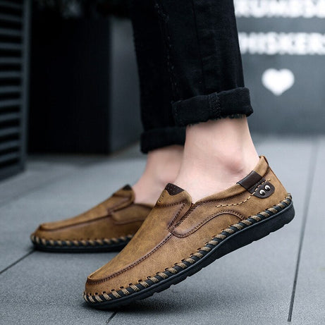 Lässige Lederschuhe für Herren – Zewta