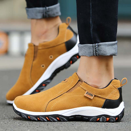 Bequeme orthopädische Herrenschuhe Zuodi