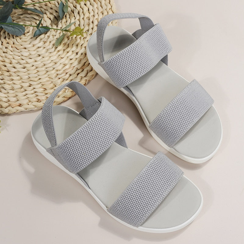 Bequeme Sandalen mit Keilabsatz für Damen – Kallyo