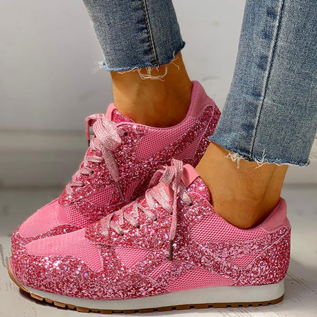 chaussures orthopédiques décontractées à paillettes - Vanshe