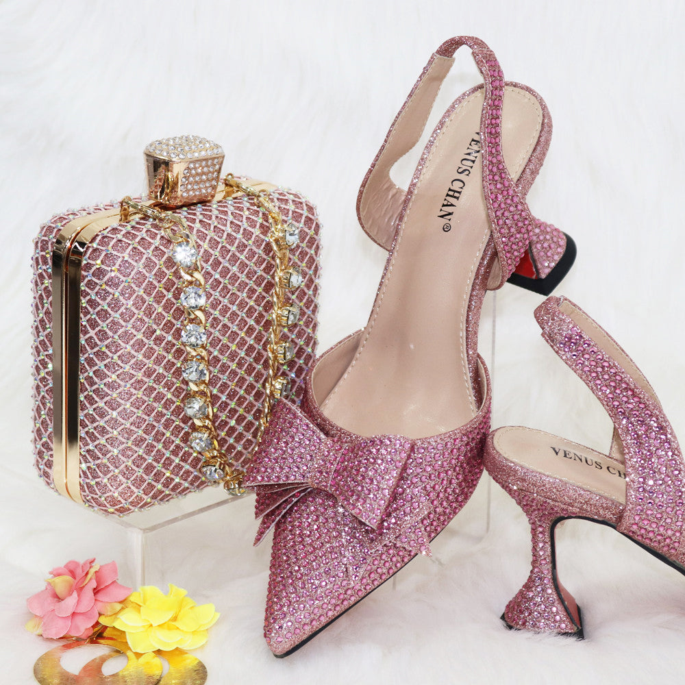 Schicke Schuh- und Handtaschensets – Stiletto