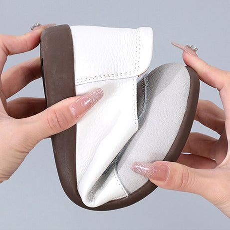 Chaussures orthopédiques à enfiler en cuir
