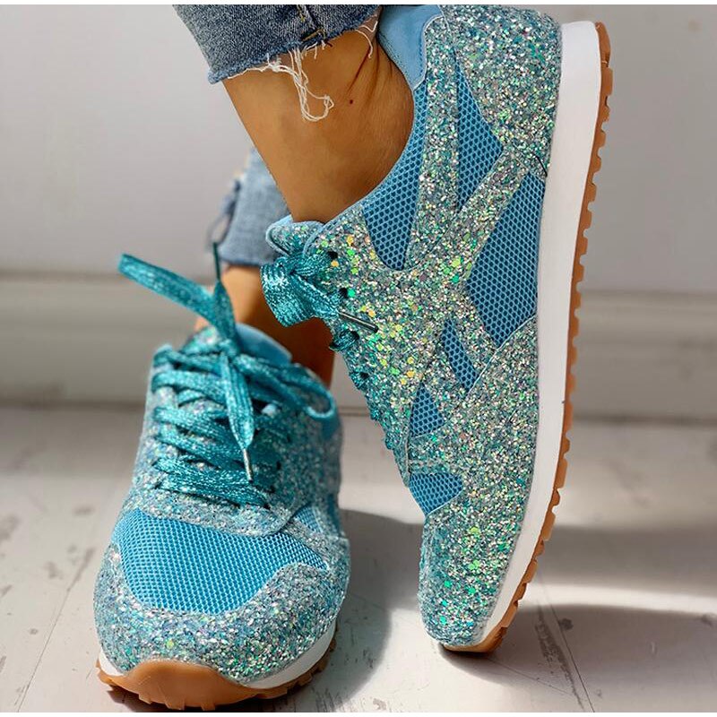 chaussures orthopédiques décontractées à paillettes - Vanshe