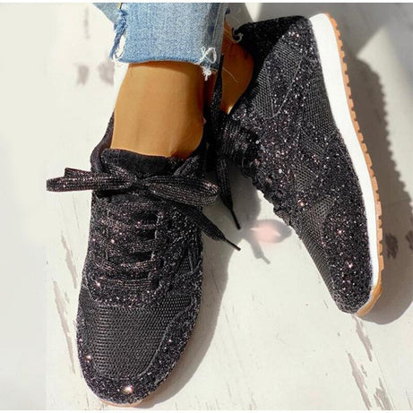 chaussures orthopédiques décontractées à paillettes - Vanshe