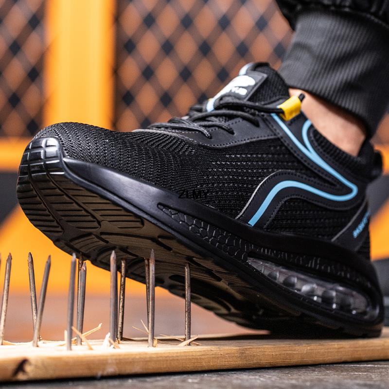 Chaussures de sécurité respirantes à bout en acier pour hommes - Sharly