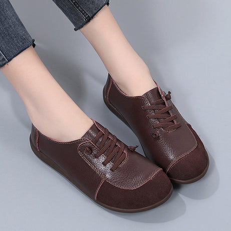 Chaussures orthopédiques à enfiler en cuir