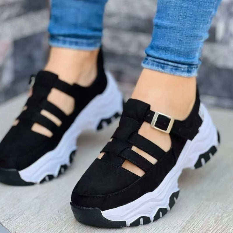 Chaussures orthopédiques respirantes à boucle évidée pour Femmes - Octopus
