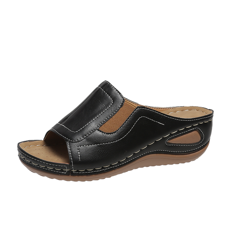 Strand-Walking-Keilsandalen für Damen – Saphir