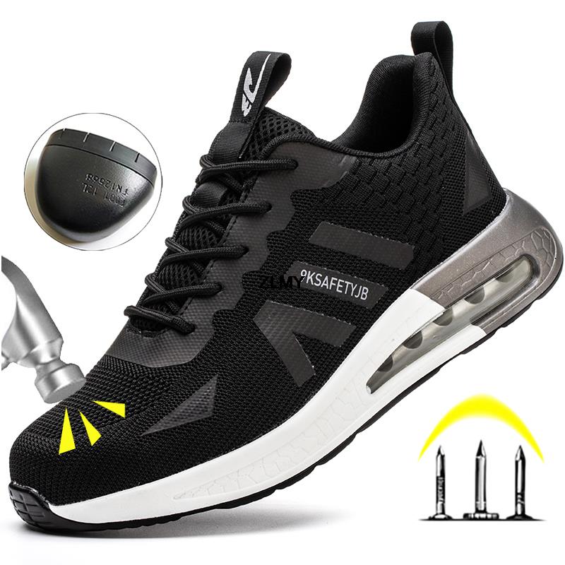 Chaussures de sécurité respirantes à bout en acier pour hommes - Sharly