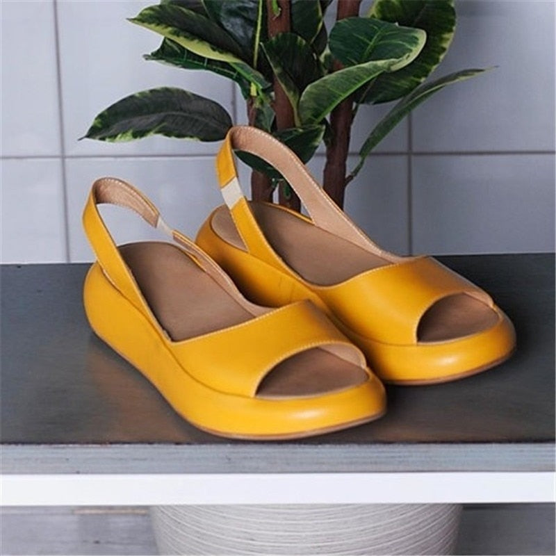Lässige flache Outdoor-Sandalen für Damen – awa-queen