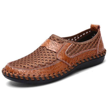 Lässige, flache, handgefertigte Schuhe für Herren – Trigo