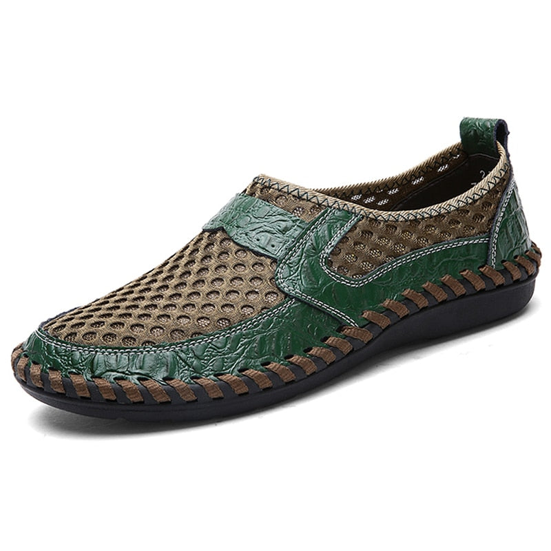 Lässige, flache, handgefertigte Schuhe für Herren – Trigo