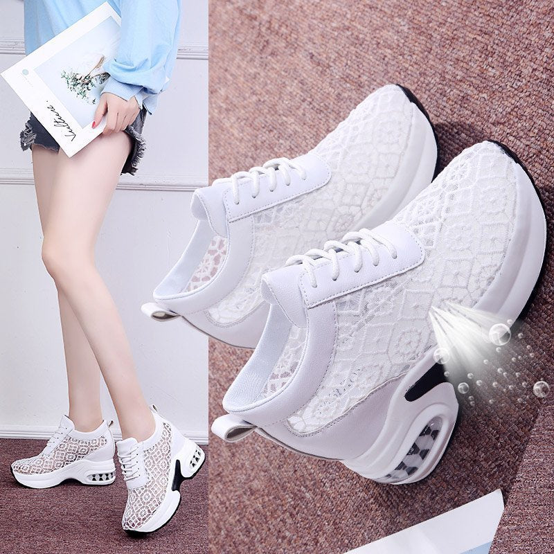 Chaussures à Plate-Forme en dentelle