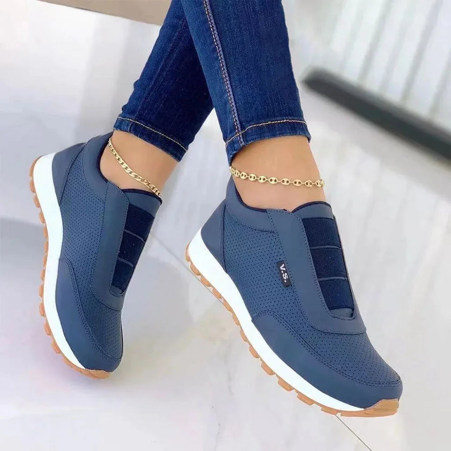 Baskets orthopédiques à enfiler élastiques décontractées - Maggie