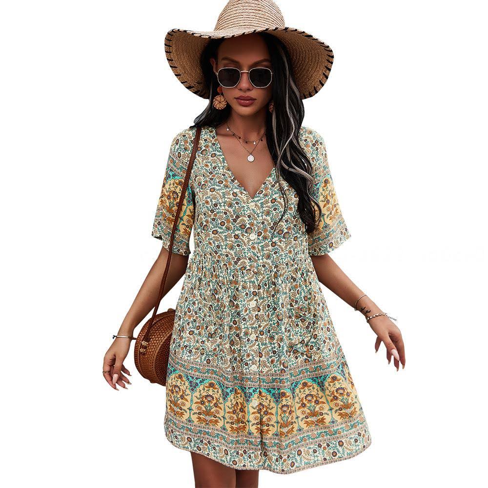Robe Bohème Chic et Fleurie