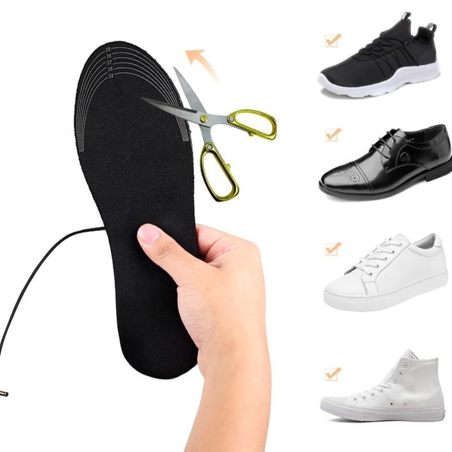 Semelles chauffantes USB.