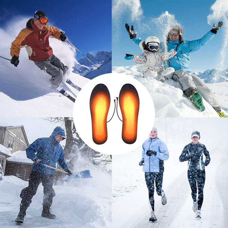 Semelles chauffantes USB.